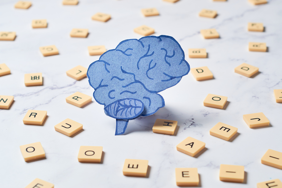 Learning disability concept and dyslexia or